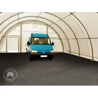 TOOLPORT Extra stabiele Rondbooghal 9,15m x 26m x 4,5m - spanten afstand 1m - Draagvermogen >100 kg/m² - PVC 2300, wit
