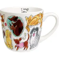 Blond Amsterdam , Dier: Cappuccino mok 0,5L Dog love