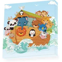 Diamond Dotz - Diamond painting set - 28x28cm - Dieren - Ark van Noach
