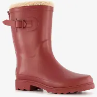 Mountain Peak gevoerde kinder regenlaarzen rood maat 30