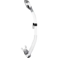 Cressi Dry Diving Snorkel Transparant,Grijs