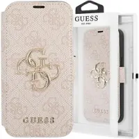 GUESS Boekomslag (iPhone 13 Pro Max), Smartphonehoes, Roze