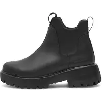 Woden Enkellaarsje ' Isabella Waterproof ' zwart