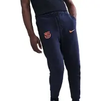 Nike FC Barcelona Tech Fleece Joggingbroek 2025-2026 Donkerblauw Oranje