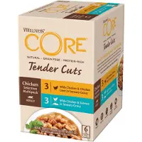 Wellness Core Kattenvoer Tender Cuts Selection 6-pack Kip 6 x 85 gr