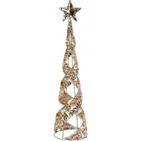 Intratuin Decoratieboom Iris Kegel Goud D 20 H 80 Cm
