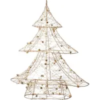 Intratuin Decoratieboom Diamant Goud Met Verlichting 34 X 8 X 40 Cm