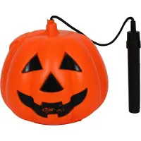 Intratuin Halloween Decoratie Pompoen Oranje Met Verlichting 16,5 X 16,5 X 14,5 Cm