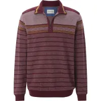 Babista Regular Fit Sweatshirt donkerrood, Gestreept