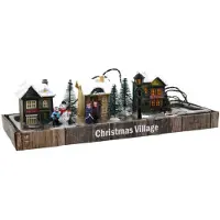 Svenska Living Kerstdorp Poly Met Verlichting 10-delig Multi multi Kunststof