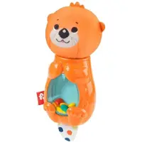 Fisher-Price Fisherprice - Hongerige otter rammelaar - Stimmuleerd de zintuigen en de motoriek - vanaf 3 Maanden