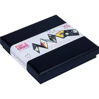 Walther design FB-099-B Leporello box PAC - Formaat 12 x 12 x 2,4 cm - 11 foto's 10 x 10 cm - Zwart