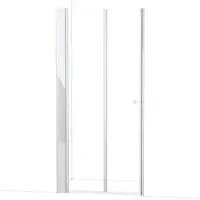 Maxaro Zircon Comfort Douchedeur | 105 cm Chroom Helder glas Vouwdeur