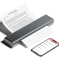 Pora&co Thermische A4 printer, grijs