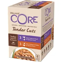 CORE Petfood Kattenvoer Tender Cuts Selection 6-pack Kalkoen 6 x 85 gr