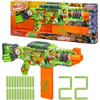Nerf Zombie Corrupter-dartblaster, 22 Elite-darts, buitenspellen, leeftijd 8+