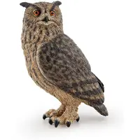 Papo Figurine - - Grote oehoe - Ultra realistisch - Handgeschilderd - 6.5 cm