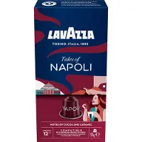 Lavazza Tales of Napoli Koffiecups - 100 Nespresso Cups - Koffie Blend van Arabica & Robusta - Intensiteit: 12/13 - 10 x 10 Aluminium Capsules