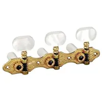 Schaller HGO 1 Baseplate 3 L Gold Stemmechanieken voor gitaar