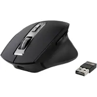 Renkforce RF-WM-300 Ergonomische muis Bluetooth, Draadloos Optisch Zwart/grijs 7 Toetsen 2400 dpi Ergonomisch