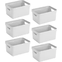 Sunware - Sigma home set van 6 5L opbergbox - wit