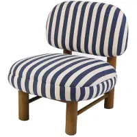 Homla - Armchair - LUMEN - Blauw Wit - 64x69.5x77 cm
