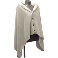 Unique Living - Omslagplaid Coby 75x150cm - Chateau Grey