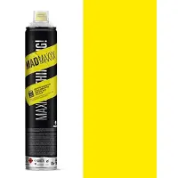 Montana Colors MTN MADMAXXX Gele 750ml Spuitverf - Hoge druk met mannelijk ventiel en extra brede lijnen