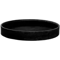 Pottery Pots Bloempot Natural Max Low XXL Black 100 x 14 cm