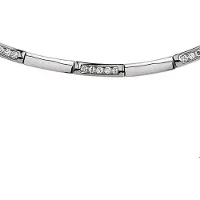 Trendjuwelier huiscollectie 1308000 Zilveren Ketting Zirkonia 4,4 mm 42 + 3 cm