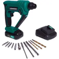 Vonroc Accu boorhamer 20V - 2.0Ah | Incl. accu en snellader