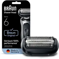Braun - Series 6 Electric Shaver ORIGINAL Replacement Head, 64B - Black