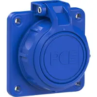 Pce 20352-8b Aanbouwcontactdoos IP68 Blauw