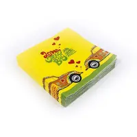 Brisa VW Collection - Stijlvolle en praktische Volkswagen VW Kever servetten met motief, keukengerei, keukendoeken (20 stuks, 16,5 x 16,5 x 3 cm, 3-laags)
