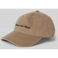 Wood wood Baseballpet met statementstitching