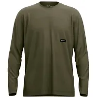 Ortovox - 185 Merino Patch L/S - Merinoshirt M, dark wild herbs