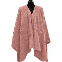 Unique living - Omslagplaid Clio 148x160cm - Old Pink