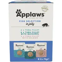 Applaws - Multipack Fish Jelly Selection - 12x70g