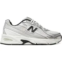 New Balance Sneakers laag '740' zwart / zilver / wit
