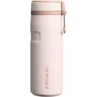 Stanley Twist Flip 2.0 Waterfles met draaidop met springveer 0.47L - 10 Uur Koud - 2 Dagen Koud Met IJs - Roestvrijstalen Drinkfles - BPA Vrij - Lekvrij - Vaatwasserbestendig - Black