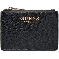 GUESS Etui 'LAUREL II SLG CREDIT CARD CASE' goud / zwart