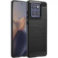 IMoshion Brushed Backcover voor de Motorola Edge 60 Fusion - Zwart