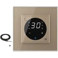 Livolo Thermostaat voor elektrische vloerverwarming | Goud | .nl