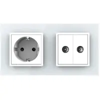 Livolo | Wit | SR+SR | Wandcontactdoos | TV | TV
