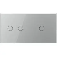 Livolo | Grijs | 2+1 | Aan/Uit | Wisselschakelaar | Smart Home -