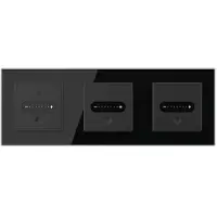 Livolo | Zwart | SR | 3 | Slide-Dimmer | Wisselschakelaar - Bekijk