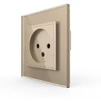 Livolo Wandcontactdoos | Zonder Randaarde | Goud | .nl | Bekijk hier!