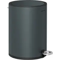 Songmics Cosmeticabak van 3 liter met deksel en soft close-functie, Groen grijs
