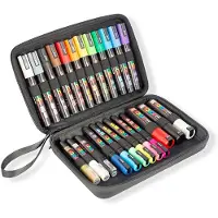 Posca - Verfmarkers - Luxe Koffer - Mitsubishi Pencil - 24 stuks
