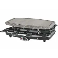 Cloer 6430 Raclette-grill met hete steen en thermostaat